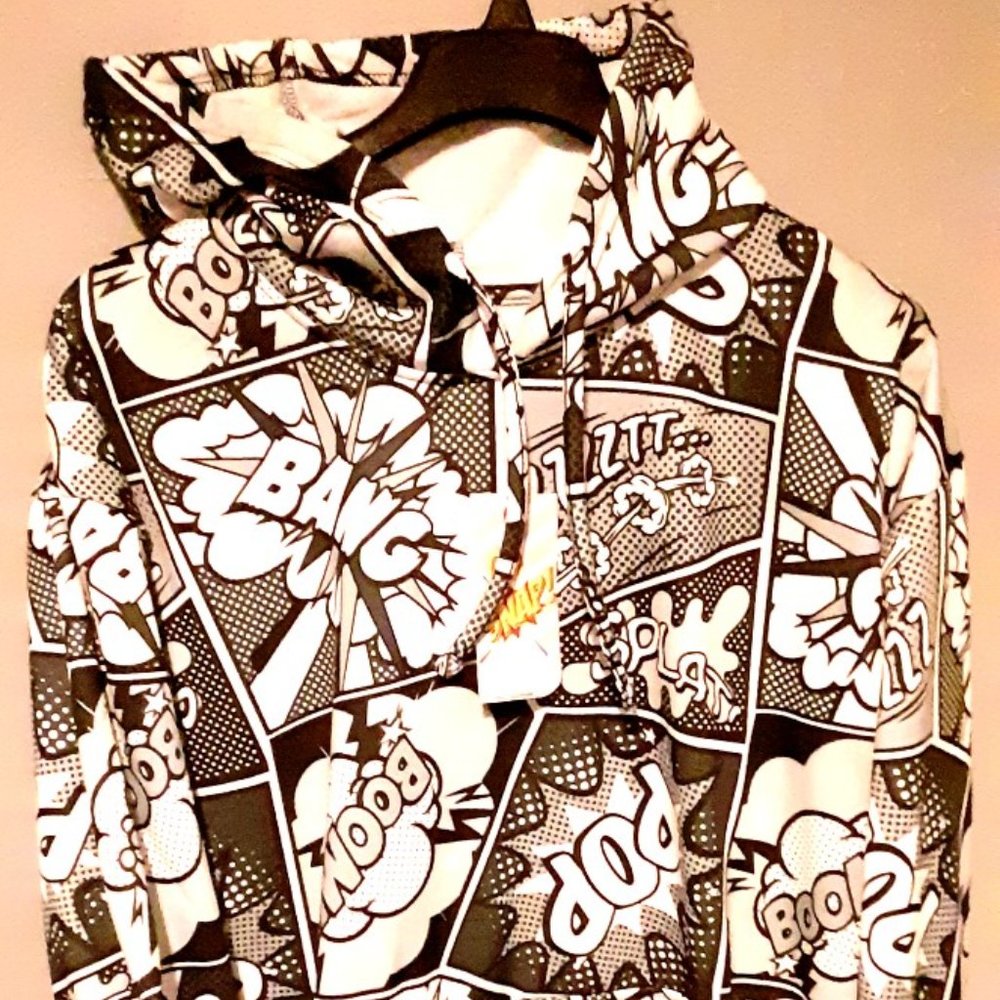 Men's Comic Style Hoodie Sz. 4X